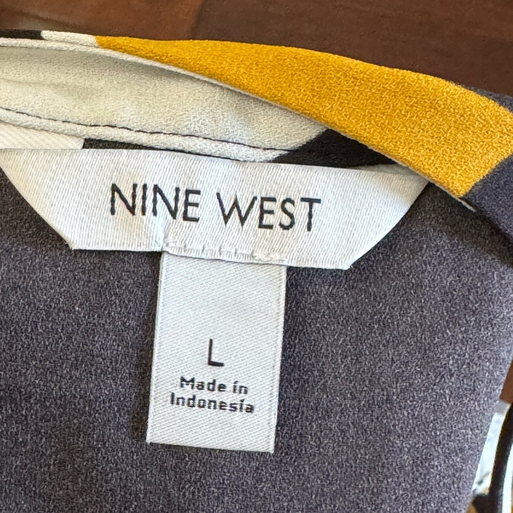 Nine West Yellow and Gray Apparel